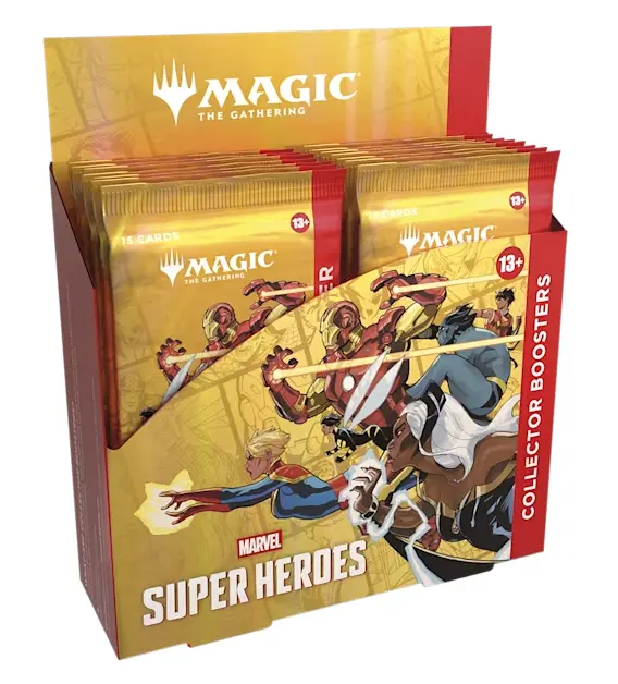 Magic the Gathering: Marvel Super Heroes Collector Display (12 boosters)