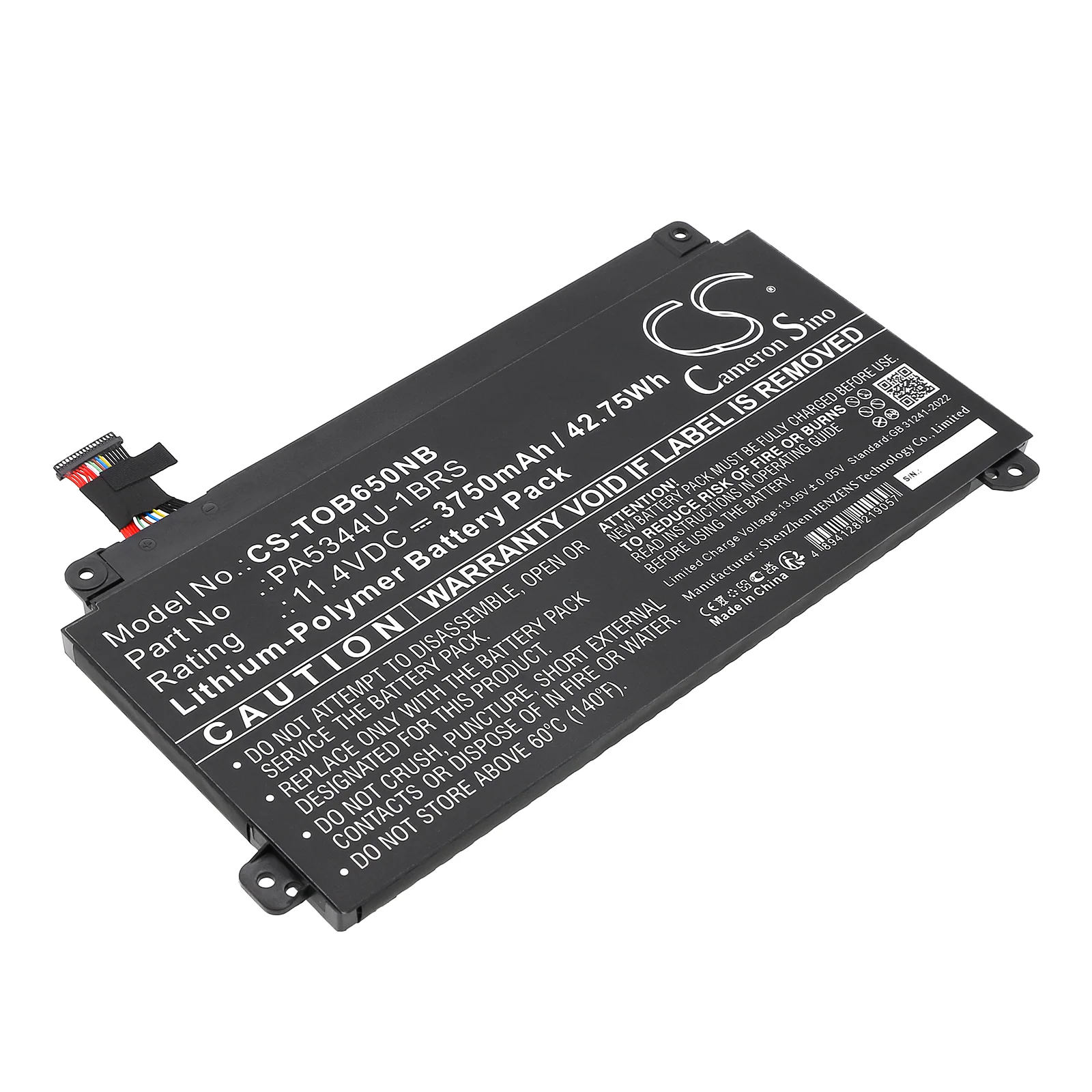 Batteri till Notebook, Bärbar dator för Toshiba Dynabook BJ65/FS