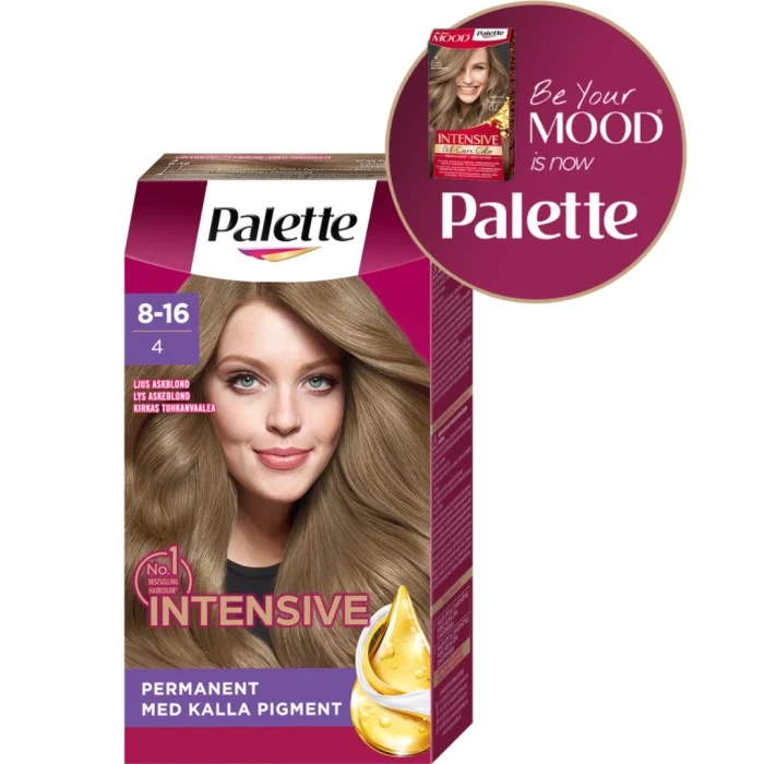 Palette Intensive Creme Coloration 8-16 Light Ash Blonde, bild 3