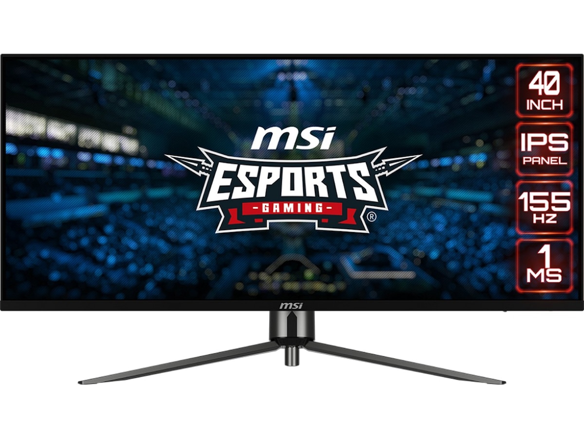 MSI MAG401QR / 40" / IPS / 3440x1440 / 155 Hz / 1ms / 2xHDMI,DP,USB-C / Adaptive-Sync / VESA