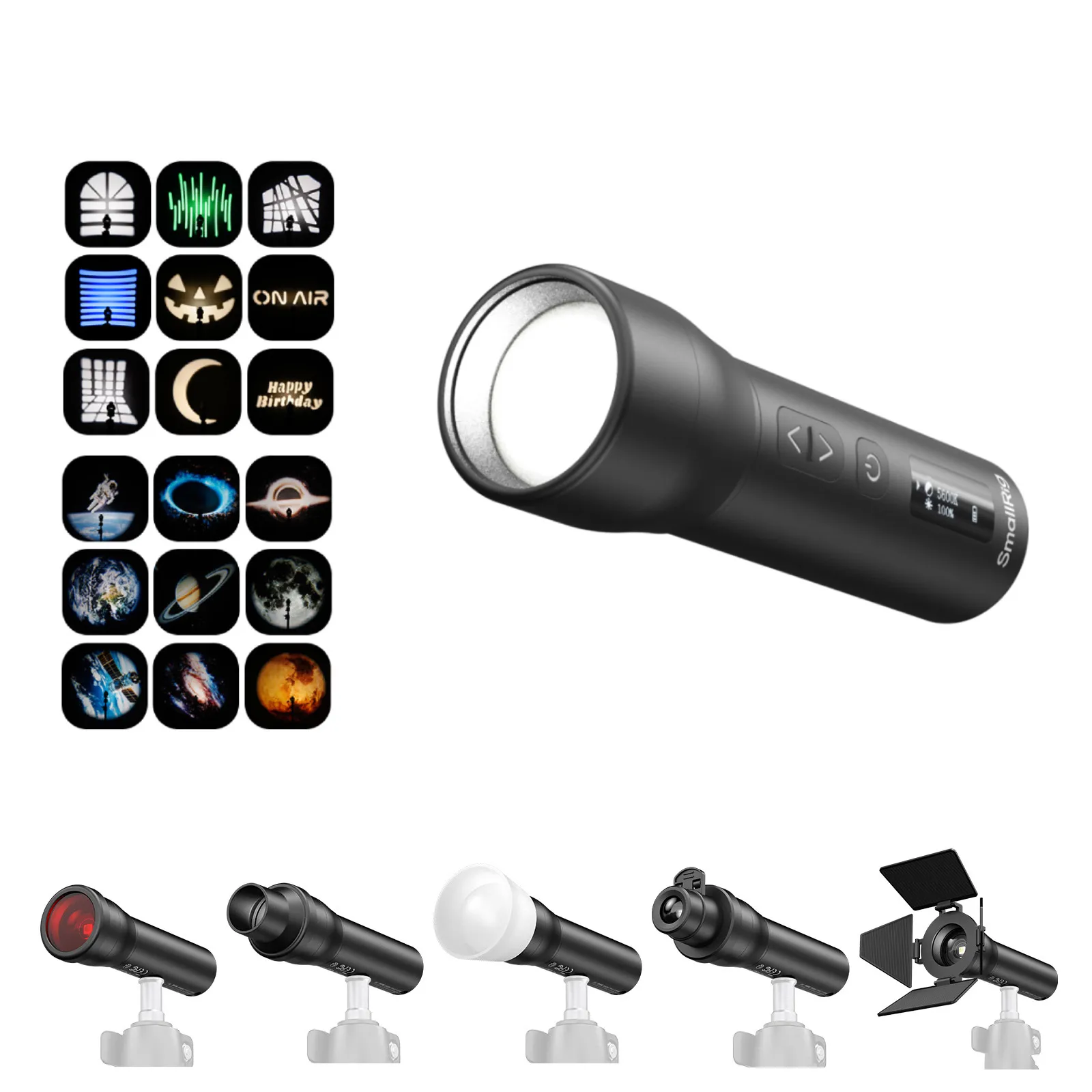 SmallRig RF 05B portabel LED-videolampa med zoom