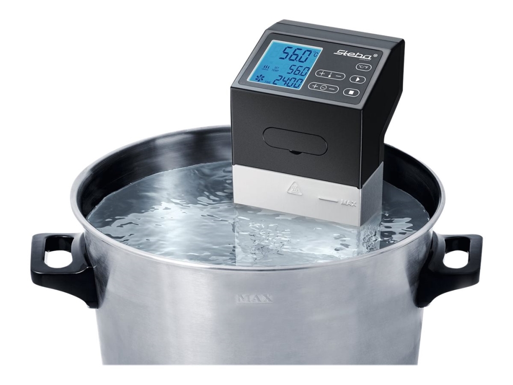 Steba SV 100 Professional, 7,5 l, Grå, Rostfritt stål, LCD, Digital, Rostfritt stål, 1500 W