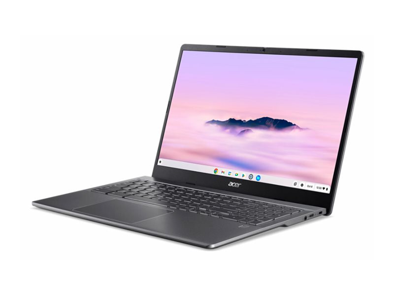 Acer Chromebook Plus 515 CBE595-2 - Intel Core 5 - 120U / upp till 5 GHz - Chrome OS - Intel Graphics - 16 GB RAM - 128 GB SSD - 15.6 1920 x 1080 (Full HD) - Wi-Fi 6E - stålgrå - kbd: Nordisk