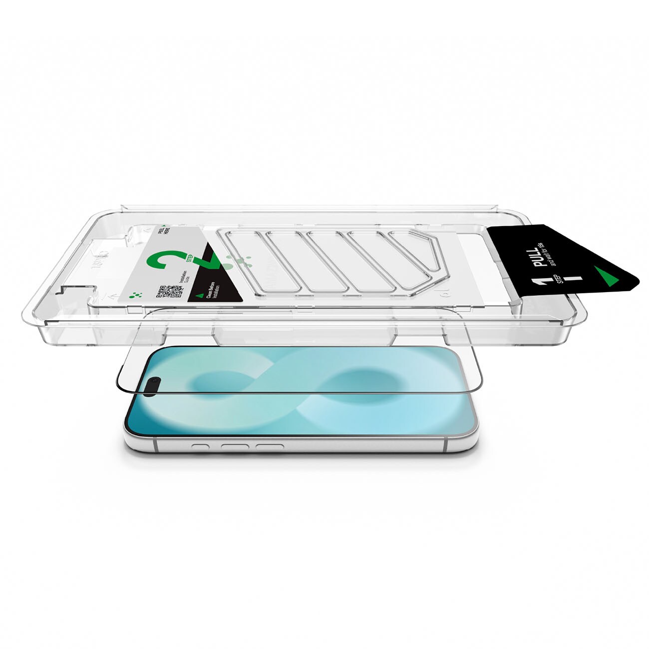 AmazingThing Radix +Care helskärmsskydd i härdat glas för iPhone 18 Pro Max med monteringsram, bild 5