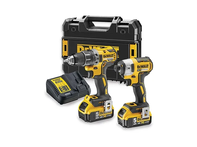 DEWALT DCK268P2T-QW borrskruvdragarsats 18 V 2 x 5,0 Ah, TSTAK