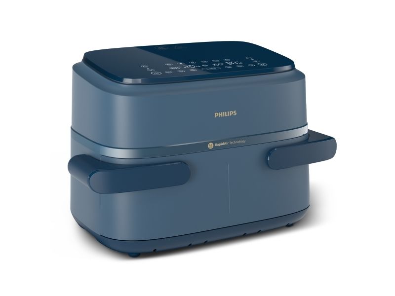 Philips 1000 series NA156/60, Varmluftsfritös, 7,1 l, Rapid Air, 40 ° C, 200 ° C, 60 min