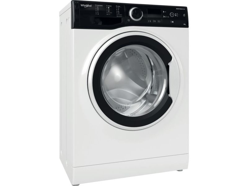 Whirlpool WRBSS 6249 S EU, Frontmatning, 6 kg, B, 80 dB, 1200 rpm, C