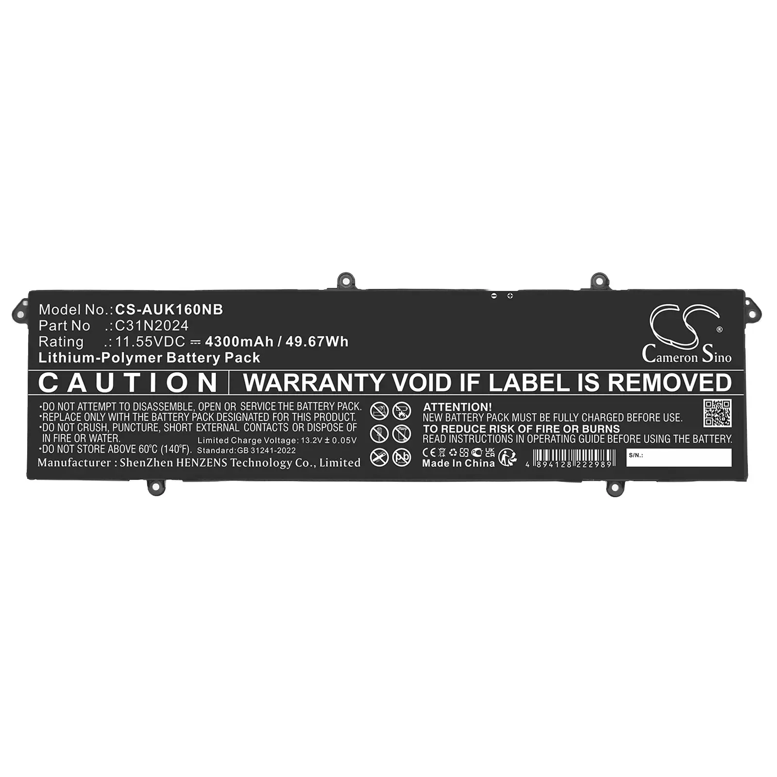 Batteri till Notebook, Bärbar dator för Asus VivoBook 16X K3605VC m.fl., bild 5