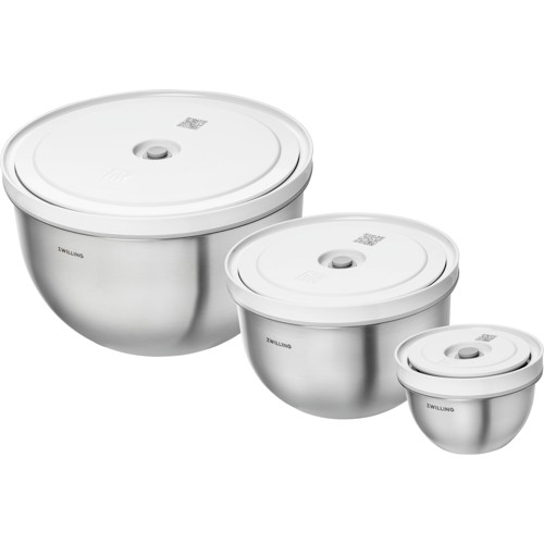Zwilling - Fresh & Save BOWLS - Silver-White - S/M/L
