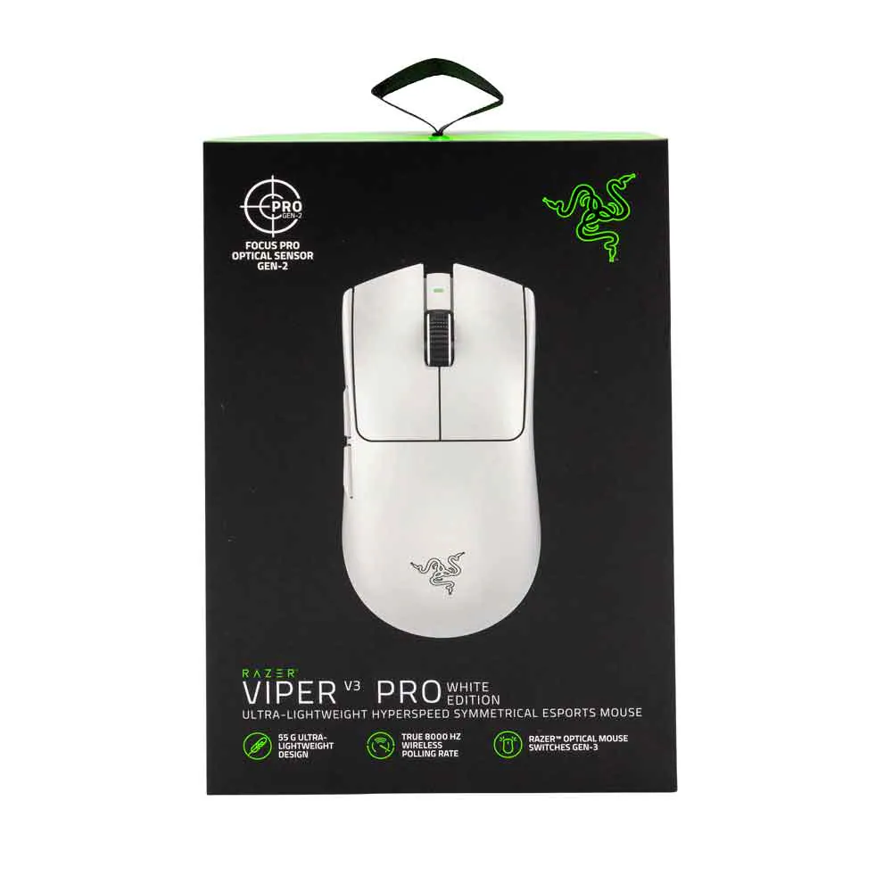 Razer Viper V3 Pro gamingmus, vit