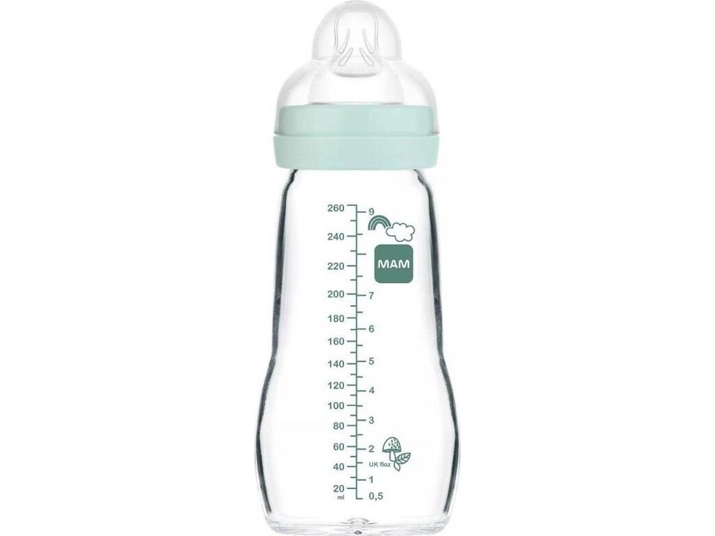 MAM glasflaska 260 ml pojke