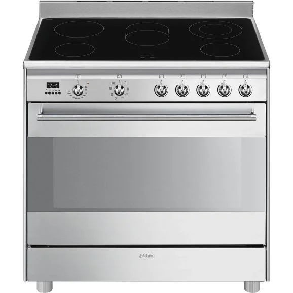 Smeg Classic SCD91CMX9 keramisk spis, bild 2