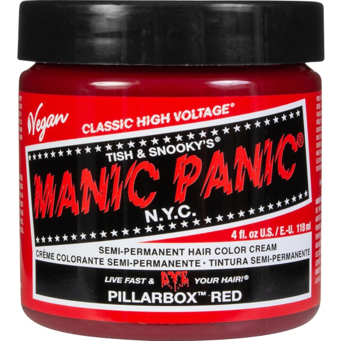 Manic Panic Semi-Permanent Hair Color Cream Pillarbox Red, bild 2