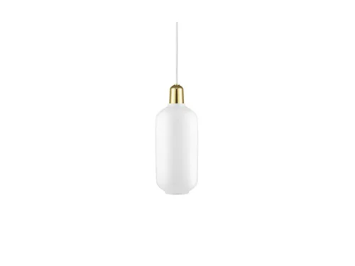 Normann Copenhagen - Amp Pendellampa - Large - Vit/Mässing, bild 2