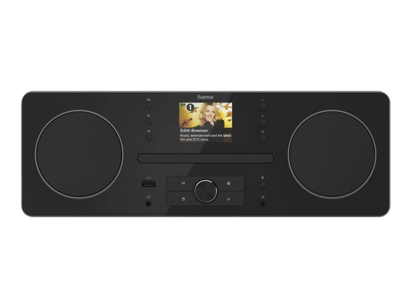 Hama DIR1570CBT - DAB+ radio - 10 Watt (Total) - gråsvart