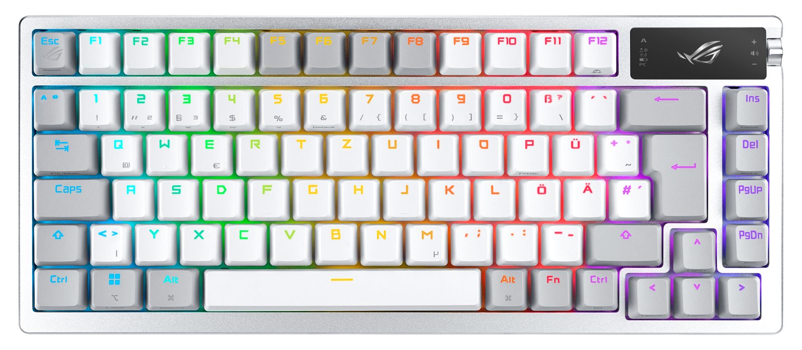 Asus ROG Azoth trådlöst tangentbord (Moonlight White), bild 2