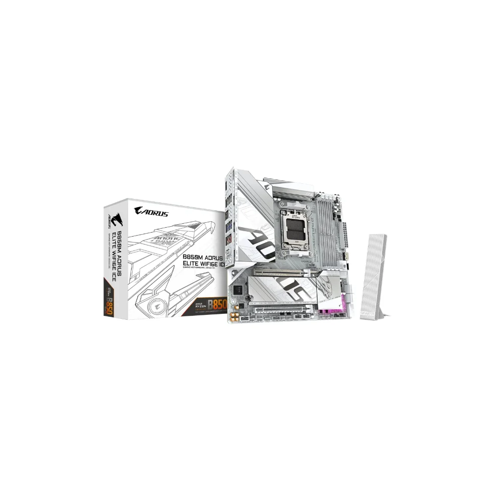Gigabyte B850M Aorus Elite WIFI6E Ice