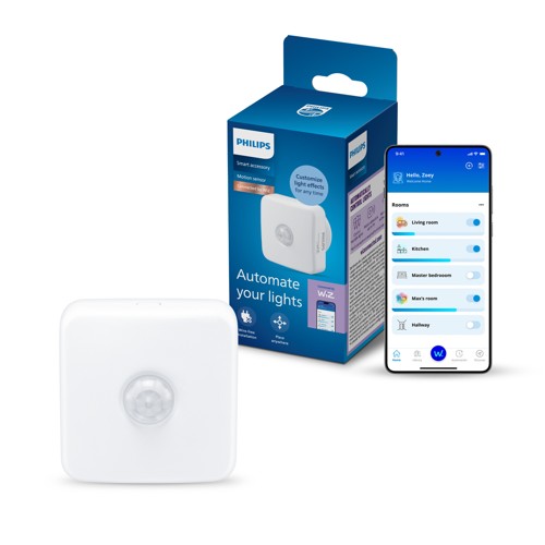 Philips Smart Led - Smart Rörelsesensor med Batteri - 1-Pack - Vit