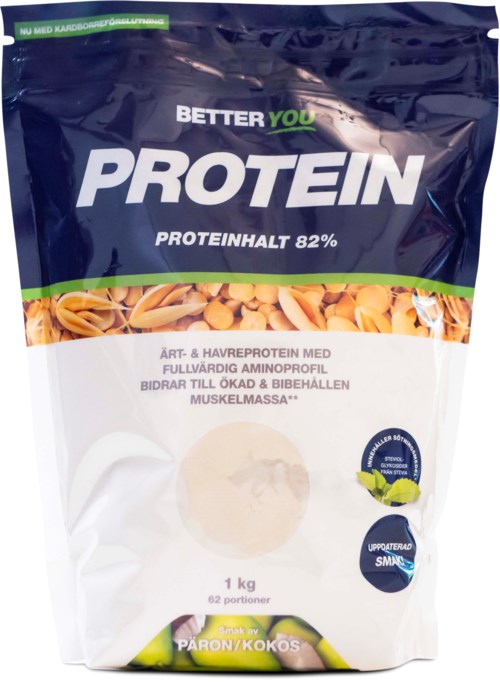 Better You Ärt och havreprotein Päron Kokos 1000 g