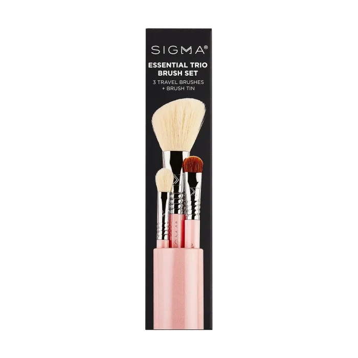 Sigma Beauty Essential Trio Brush Set - Pink