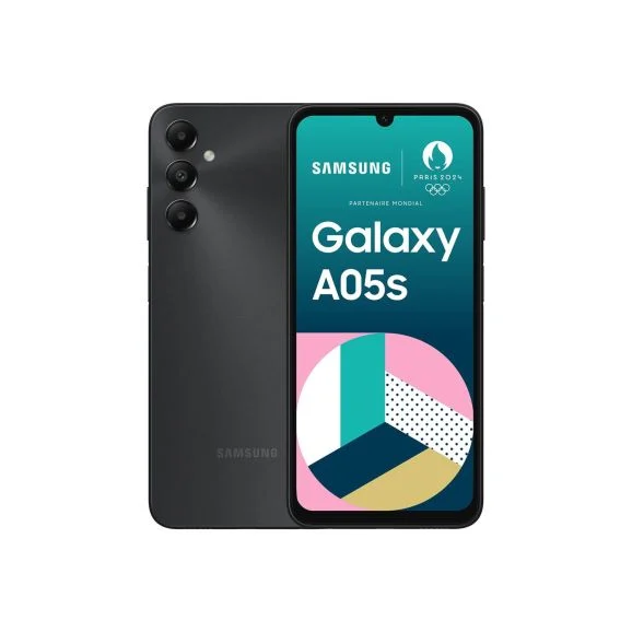 Samsung Galaxy A05S 64 GB smartphone, svart