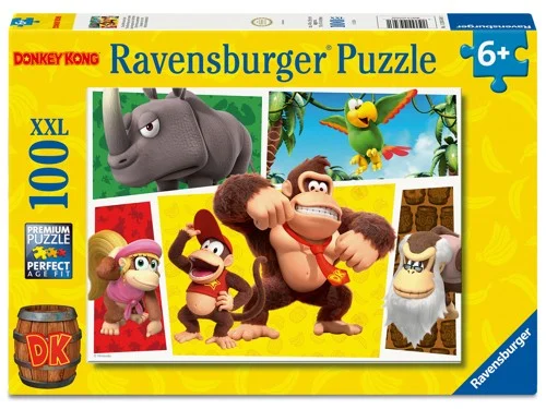 Ravensburger Donkey Kong Puzzle Monkeys are Loose XXL (100 Bitar), bild 2