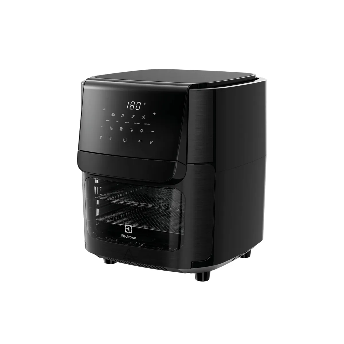 Electrolux EAF12B, Varmluftsfritös, 12 l, Single, Svart, Röra, Fristående