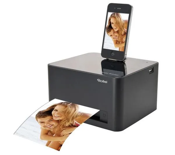 Rollei Photo Printer - Skrivare - färg - färgsublimering - 100 x 420 mm - 300 x 300 dpi upp till 0.92 min/sida (färg) - svart
