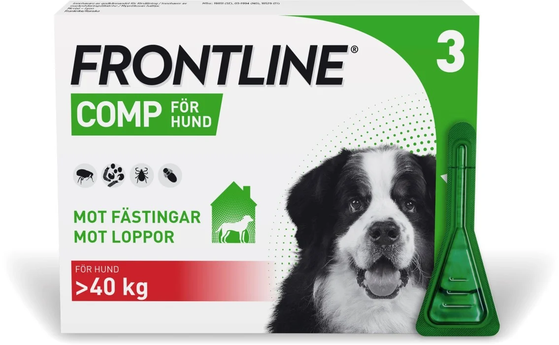 Frontline Comp, spot-on, lösning 402 mg/361,8 mg 3 x 4,02 ml