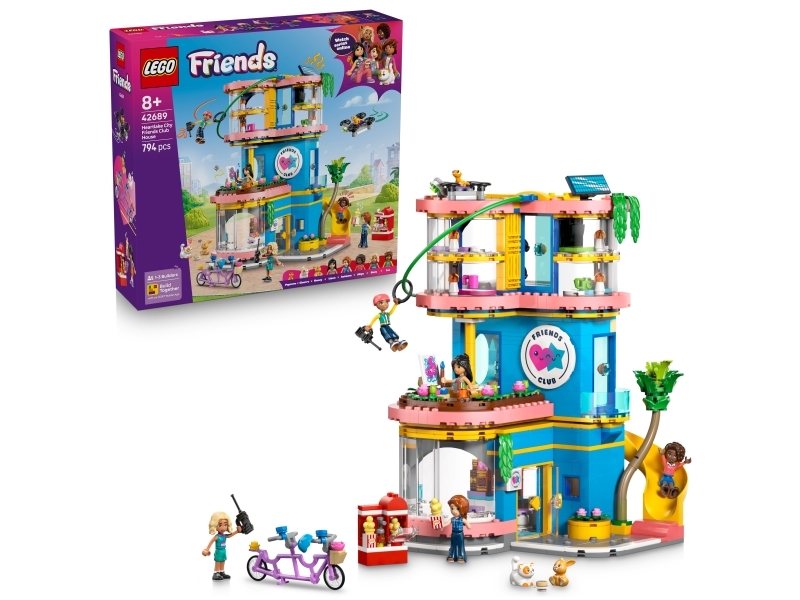 LEGO Friends Vännernas klubbhus i Heartlake City 42689, bild 4