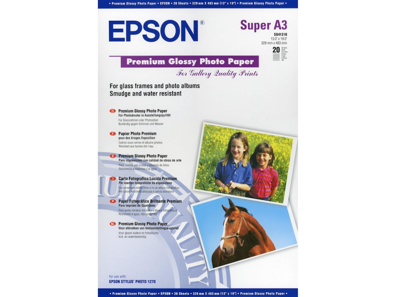 A3+ Premium Glossy Photo paper