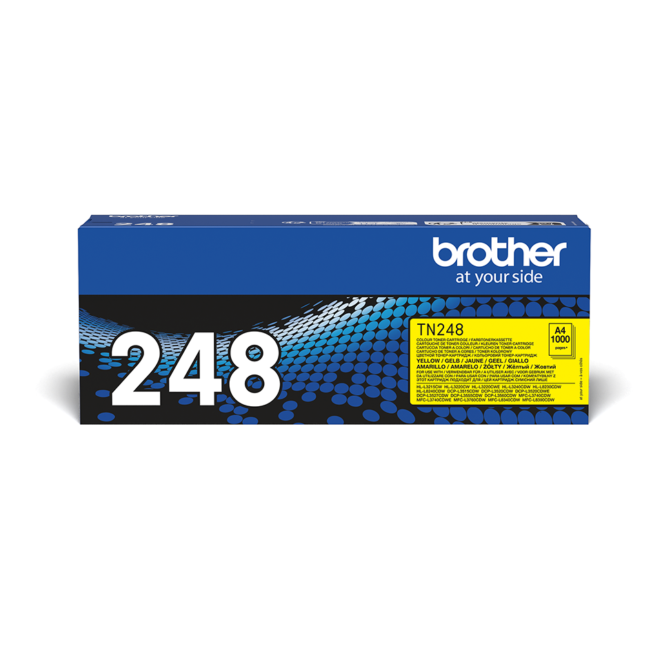 Brother TN248Y, gul tonerkassett