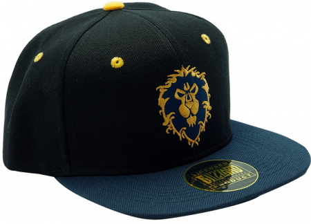 World of Warcraft Alliance Snapback Keps Svart/Blå