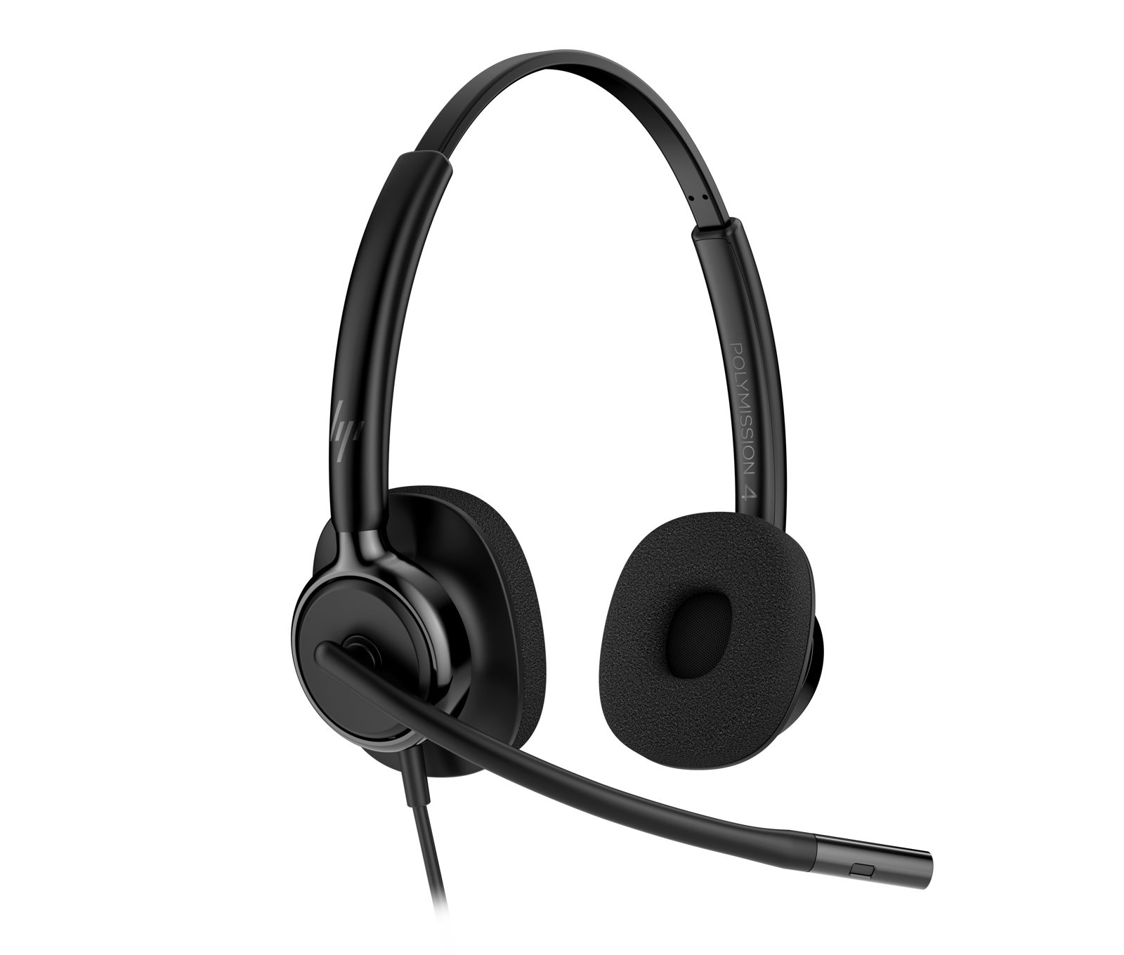 HP Poly Mission 425 Stereo USB kabelanslutet headset Classic, svart, bild 5