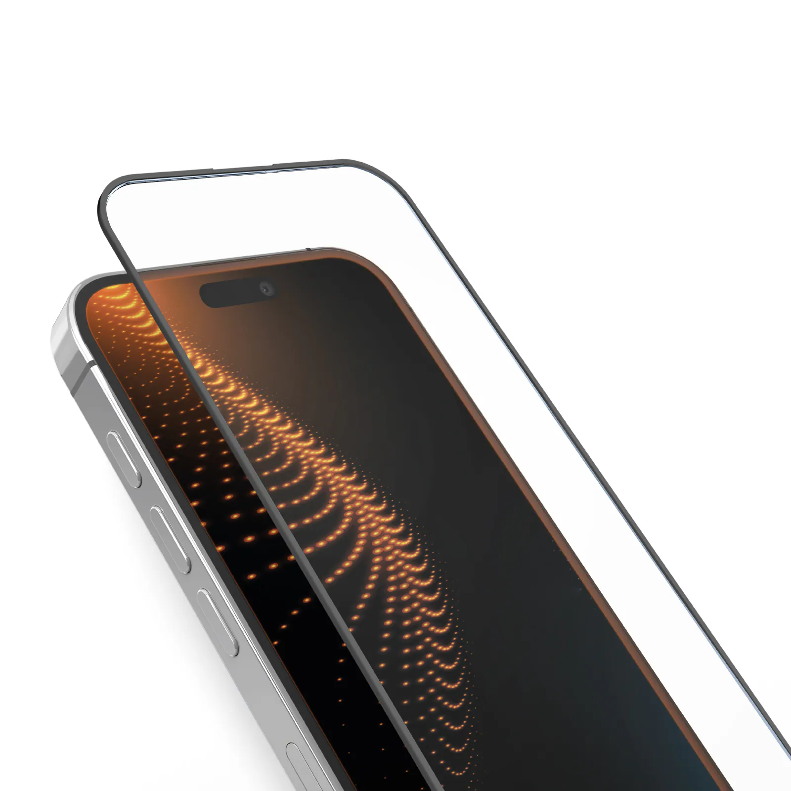 SBS härdat glas D3O med ram för iPhone 15 / 15 Plus