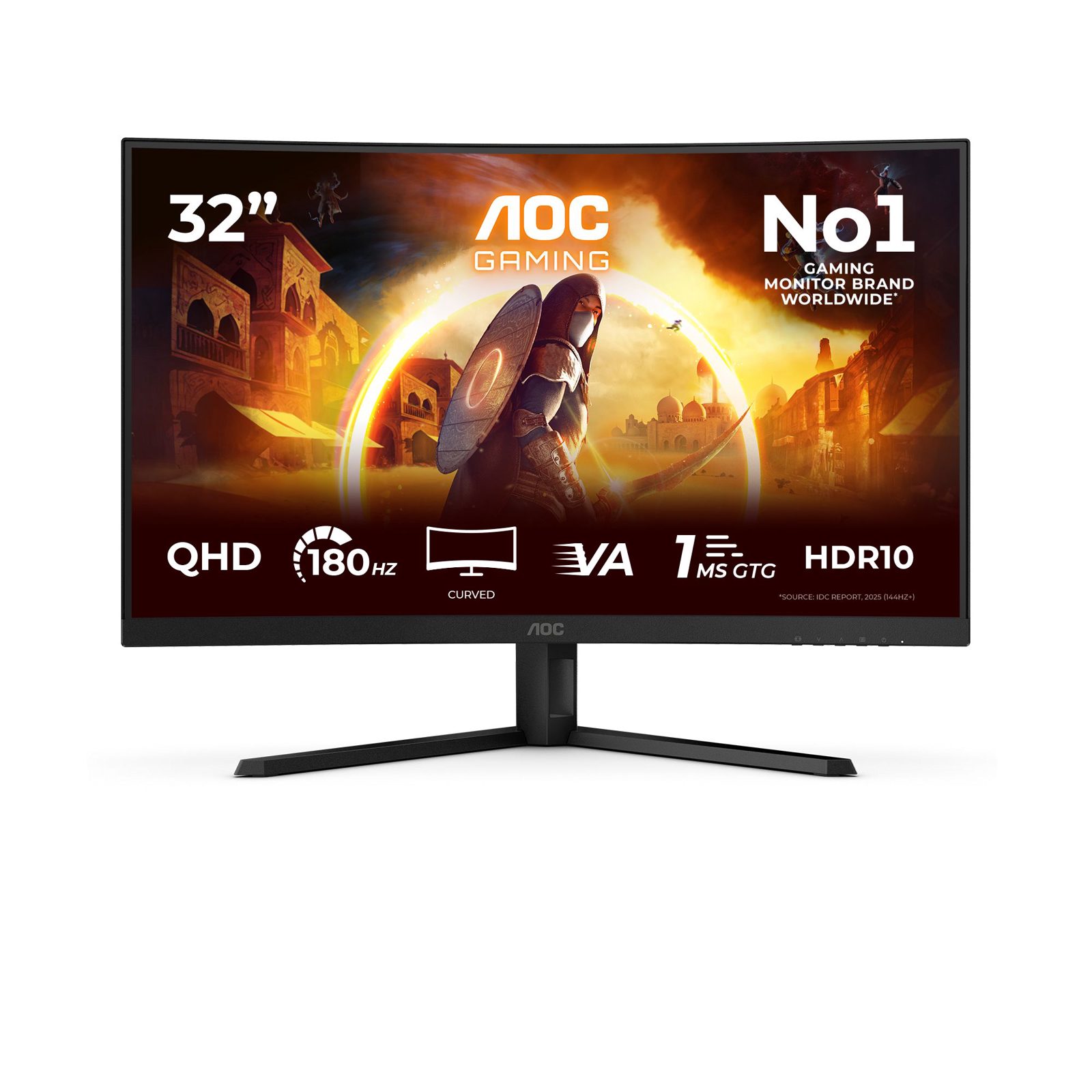 AOC CQ32G4VE / 32" / 2560x1440 / VA / 180Hz / 0,5ms / HDR10 /, bild 3