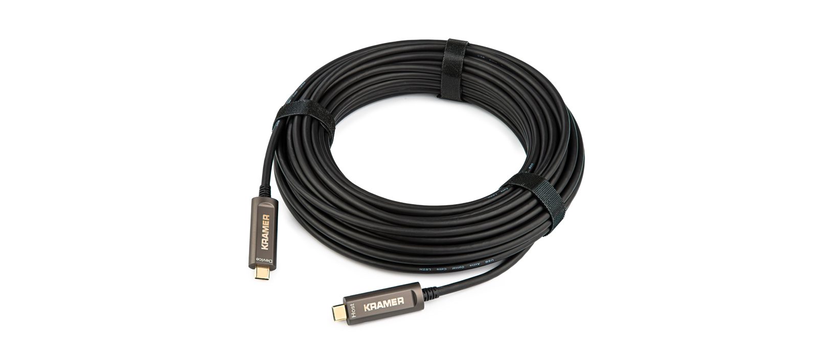 USB-C-kabel 3.1 Gen.2 Optical, Kramer CLS-AOCU31/CC-50, 15,2 meter - Svart, bild 2