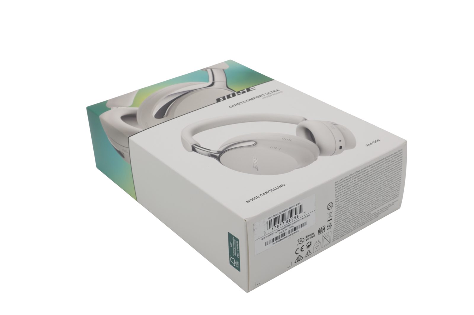 Bose QuietComfort Ultra(2nd Gen) trådlösa around-ear hörlurar (vita), bild 2