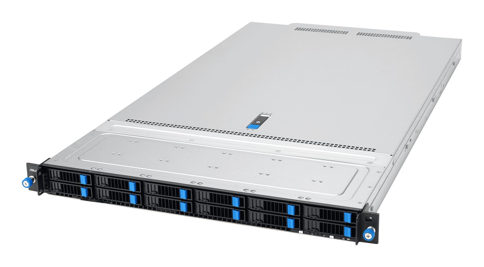 Asus Server RS700A-E13-RS12U, AMD EPYC 9005, 1U rackserver, 12x2.5" HDD/SSD, 2xM.2 PCIe 5.0, 2xOCP 3.0, 2000W redundant nätagg, utan CPU/RAM/HDD/LAN, bild 2