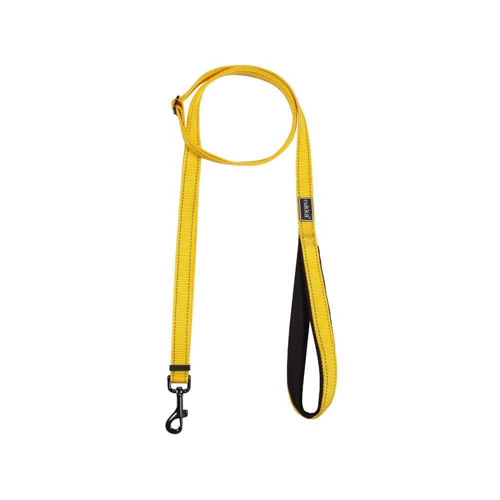 Rukka Bliss Polar Hundkoppel Nylon Gul 2,5 x 120-200 cm