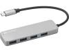 USB-C-hub Sandberg Hub Saver, 4xUSB 3.0 - Silver, bild 2
