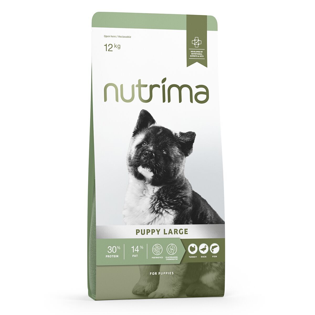 Nutrima Puppy Large Turkey, Duck & Fish Torrfoder till Valp 12kg