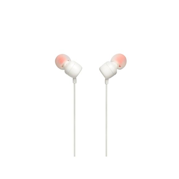 JBL Tune 110 In-Ear hörlurar, vit