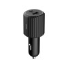 Unisynk USB-C/USB-A billaddare (svart)