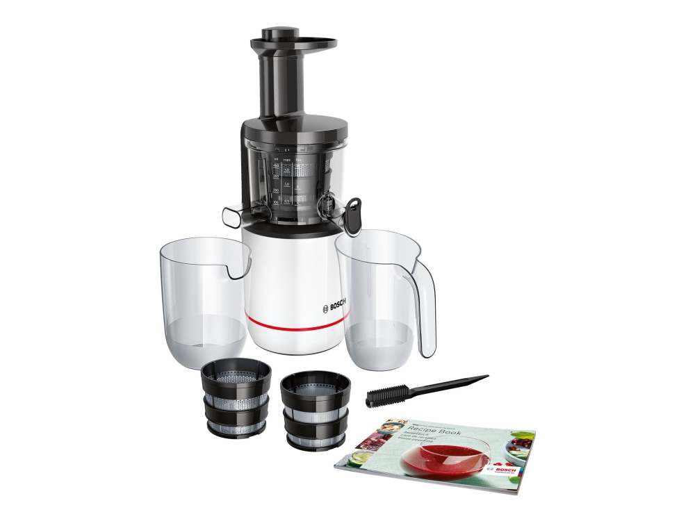 Bosch VitaExtract MESM500W - Slow juicer - 150 W - vit / svart