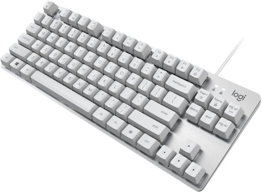 Logitech K835 TKL, mekaniskt, bakbelyst, nordiskt - Vit, bild 3
