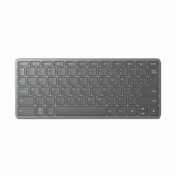 Lenovo trådlöst tangentbord för flera enheter (Luna Grey)