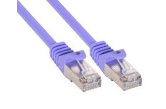 InLine 72500P, 10 m, Cat5e, SF/UTP (S-FTP), RJ-45, RJ-45, Lila