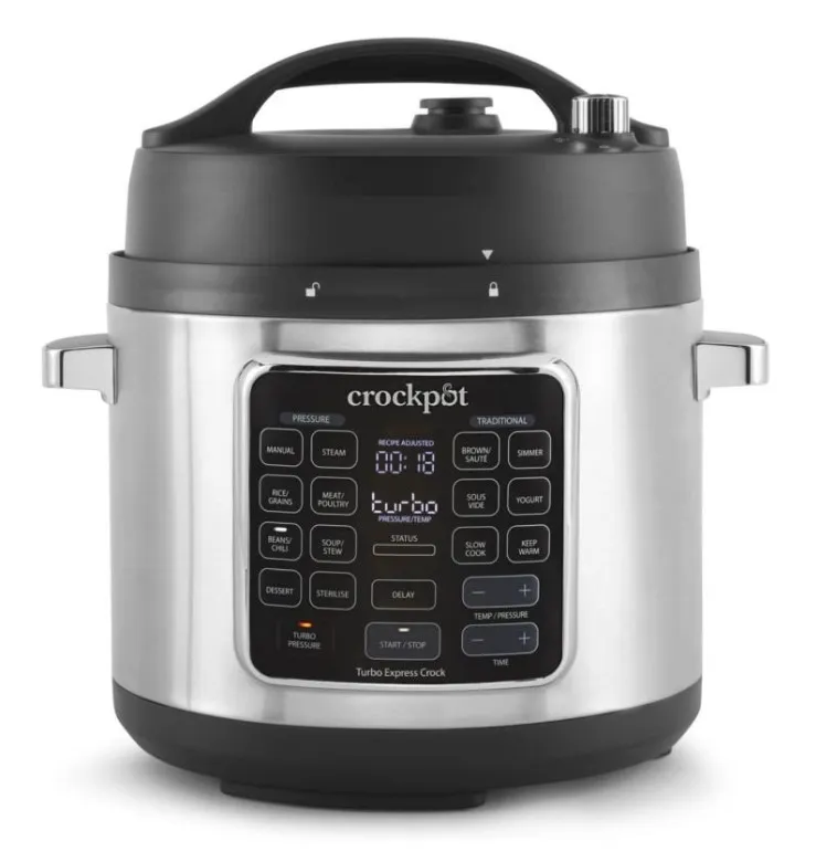 Crock-Pot CSC062X multikokare 1400 W 5,6 l, svart/rostfritt stål