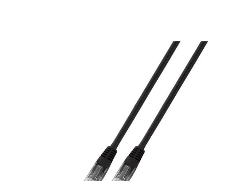 EFB Elektronik 2m Cat6 Patch, 2 m, Cat6, U/UTP (UTP), RJ-45, RJ-45, Svart